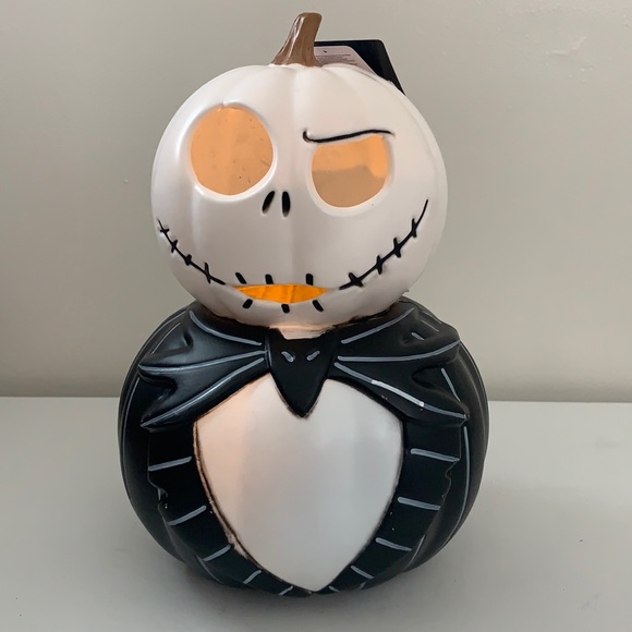 Halloween Jack Skellington Blow Molds Light Up. Brand New.